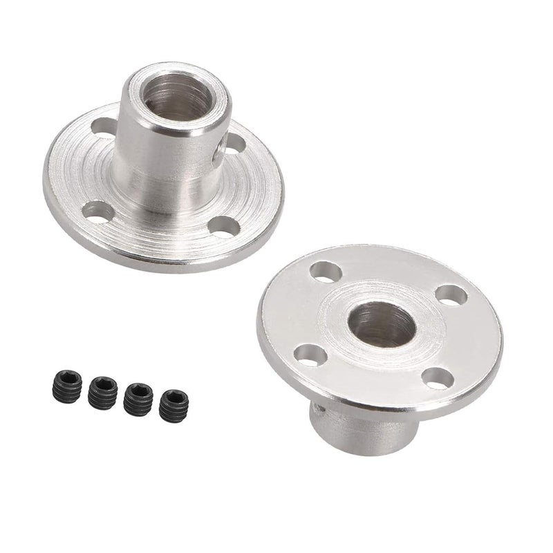 2Pcs Shaft Coupling 12mm Bore Coupler Connector Joint Motor Accessories H13*D18 for 3D Printer Encoder CNC Machine,Silver